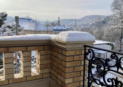 Villa Hartmann historisches B&B in der Urlaubsregion Rheinhessen/Nahe - Bad Kreuznach im Schnee